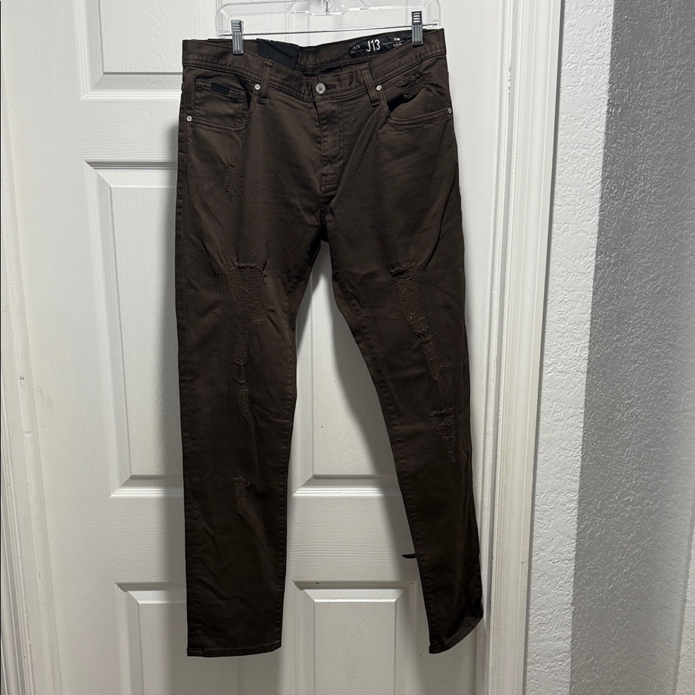 A/X Armani Exchange Men's Slim Jeans - Brown